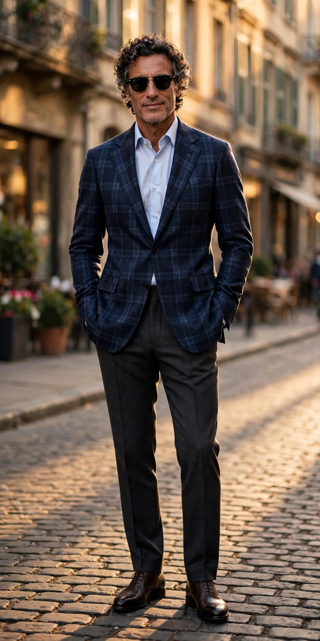 Sartorio Checked Virgin Wool-Cashmere Sport Jacket