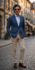 Sartorio Houndstooth Virgin Wool Sport Jacket