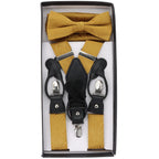 Vittorio Farina Men's Paisley Clip End Suspender with Silver Hardware in Gift Box: 70% Polyester & 30% Elastomer