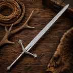 Scottish Claymore Sword – Damascus Steel Medieval Viking Display