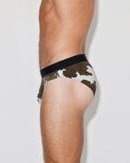 Screenshot Wedge Low Rise Brief Cowhide Print