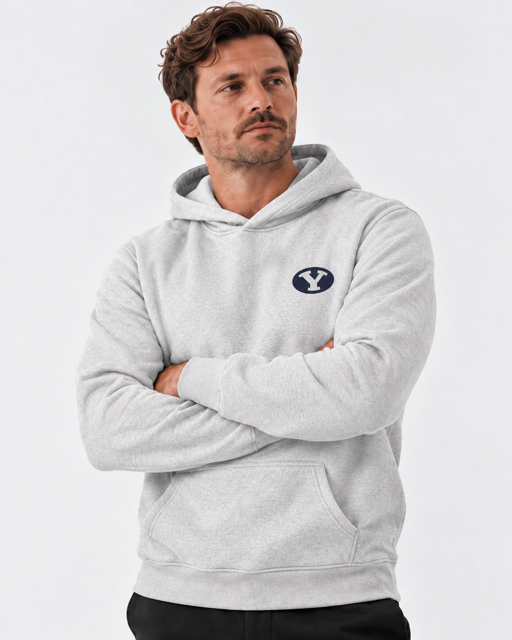 BYU Heather Grey Relax Hoodie