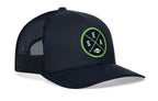 Seattle Football Trucker Hat  |  Navy Blue SEA X Snapback