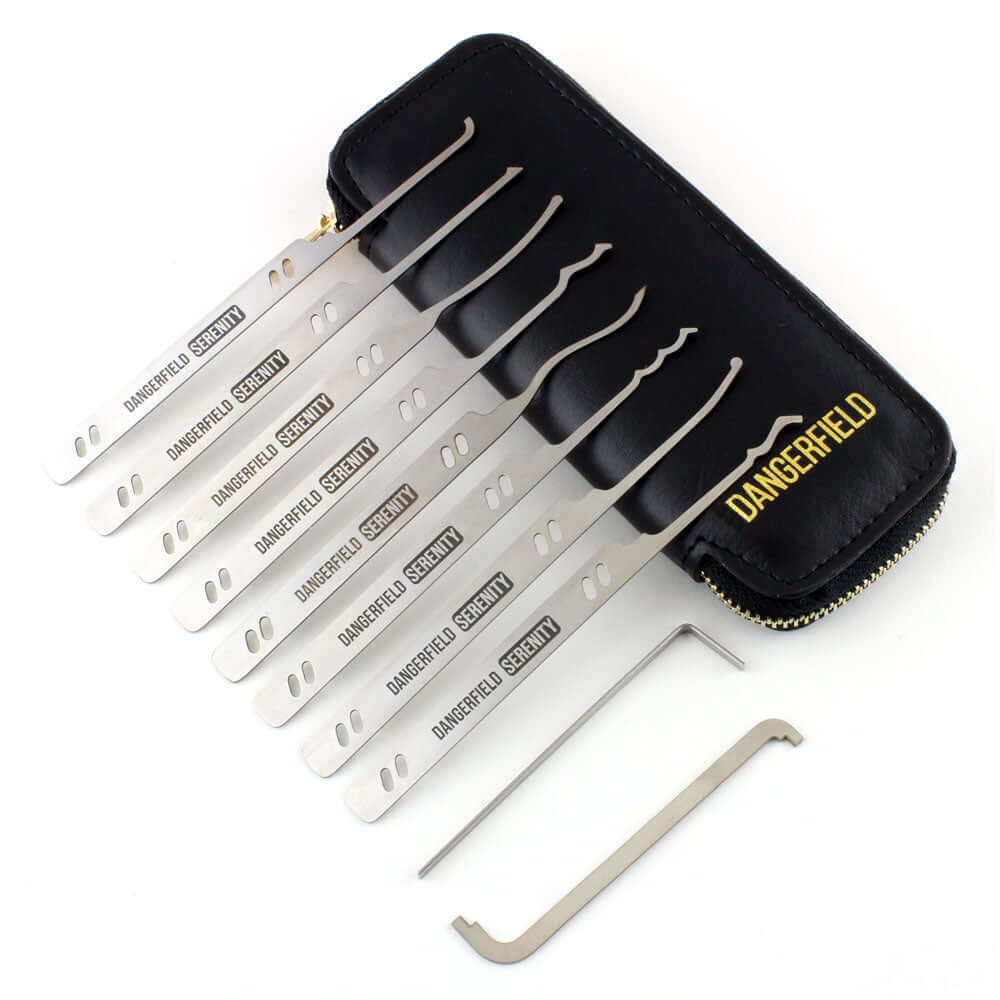 Dangerfield Serenity Lock Pick Set - Core Lock Picks and Tensioners for all pickers