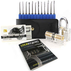Beginners Lock Pick Set - Picks, Practice Locks, Covert Kit + How-to Guide