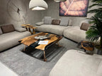 Luxury Epoxy Resin River Walnut Coffee Table | Osso Collection