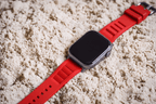 Shark Gill Rubber Band – For Apple Watch - Red