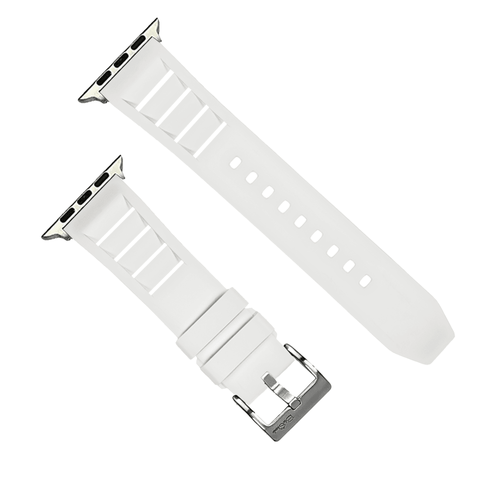 Shark Gill Rubber Band – For Apple Watch - White