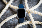 Shark Skin Rubber Band – For Apple Watch - Blue