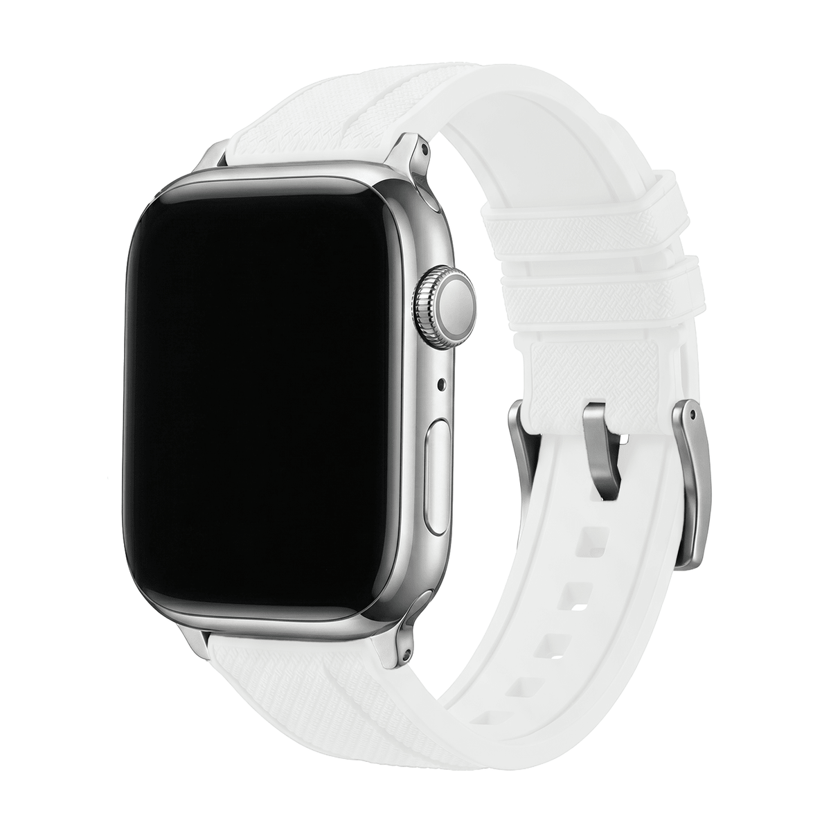 Shark Skin Rubber Band – For Apple Watch - White