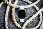 Shark Skin Rubber Band – For Apple Watch - White