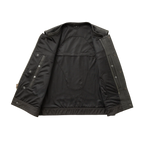 Sharp Shooter Perforated Men's Motorcycle Leather Vest