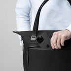 WPT SHLDR TOTE - THE ORIGINAL - EMBERTEX™ PFAS FREE - JET BLACK : 20L - Final Sale 40% Off