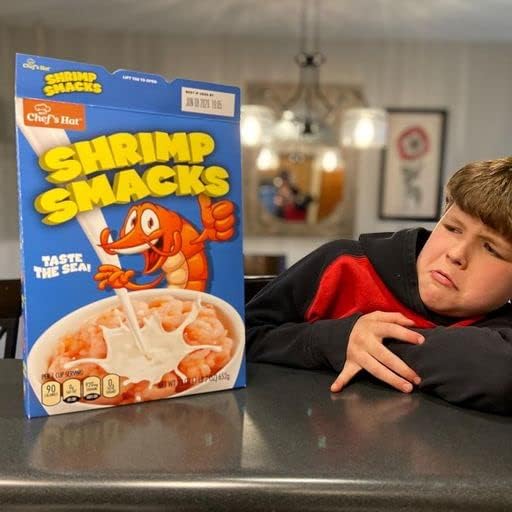 🦐  Prank Cereal Box – Shrimp Smacks Gag Gift Box | Funny Joke Prank Present 🎁