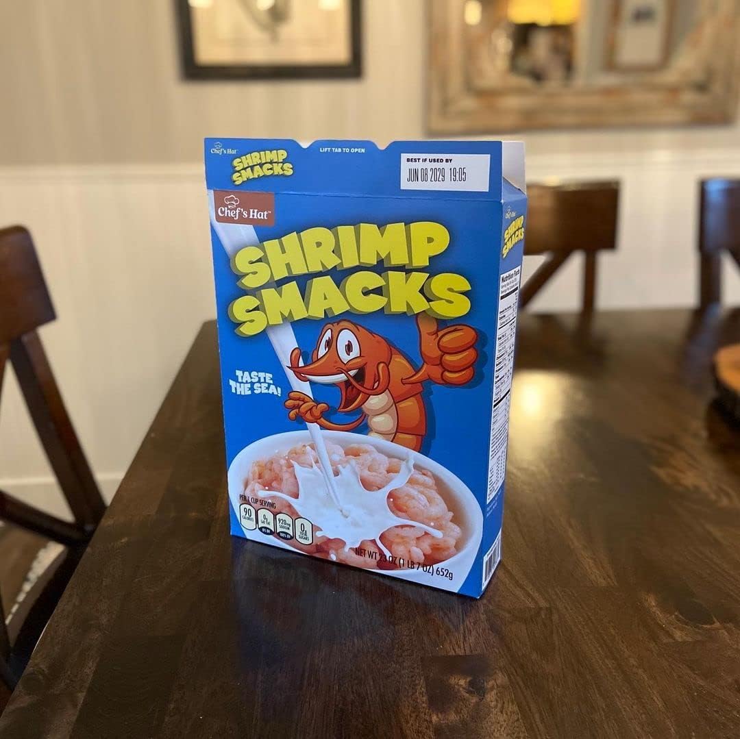 🦐  Prank Cereal Box – Shrimp Smacks Gag Gift Box | Funny Joke Prank Present 🎁