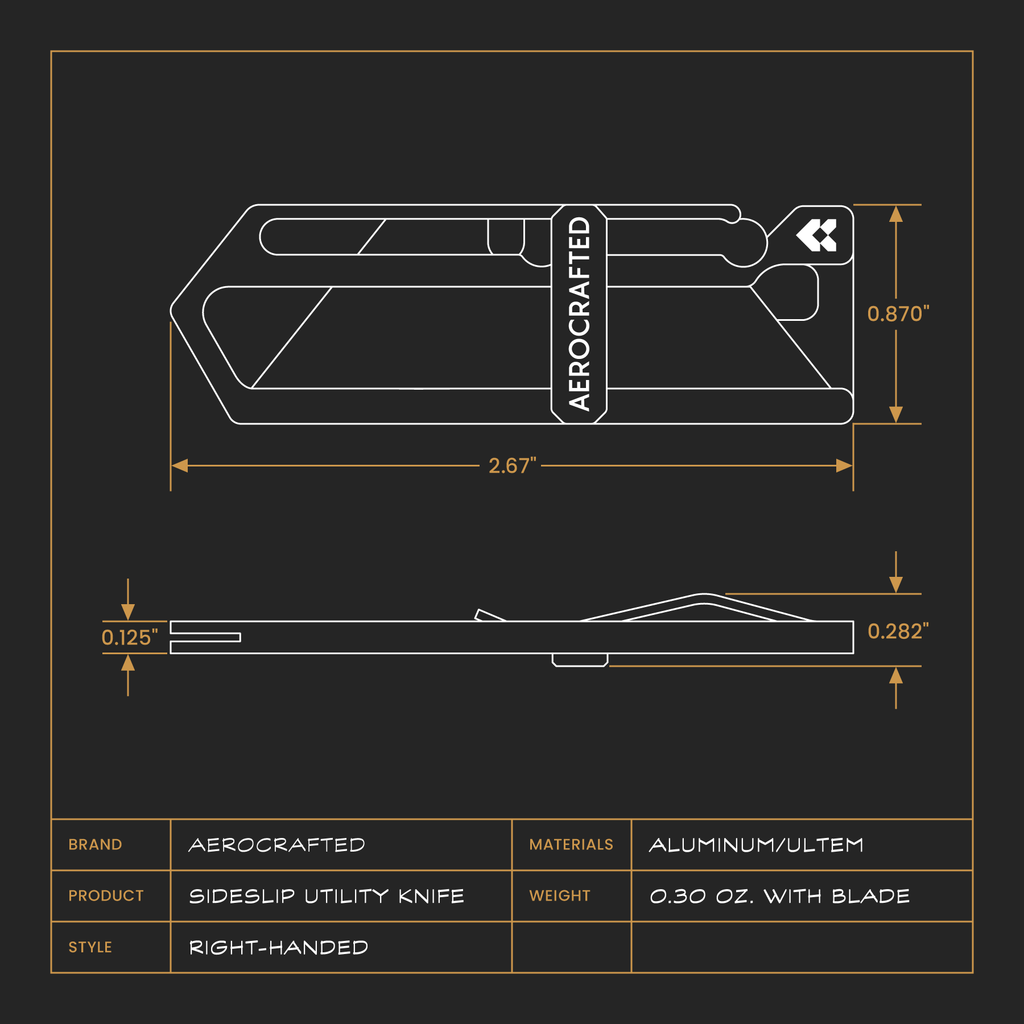 Sideslip Utility Knife
