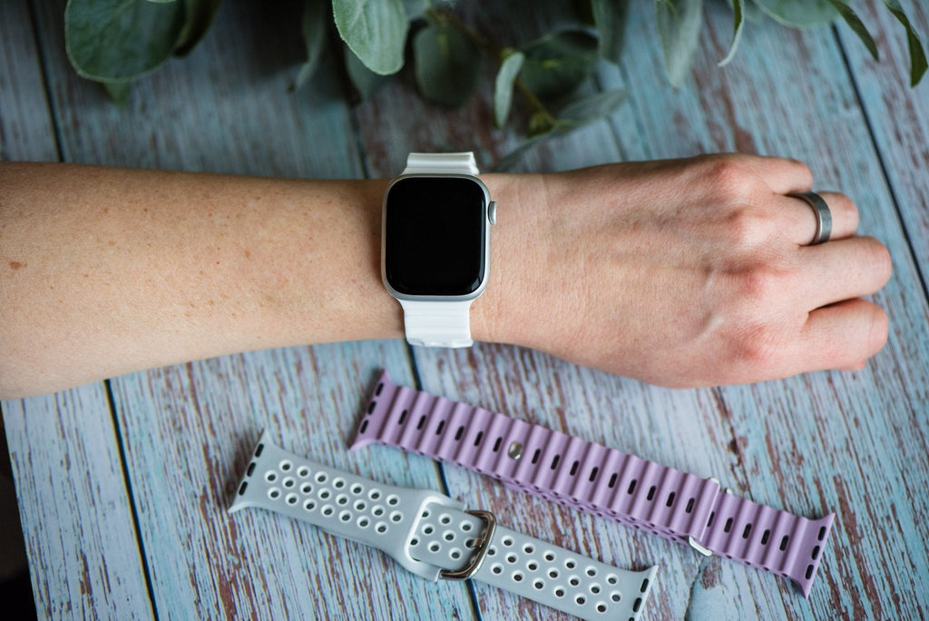 Silicone All-Terrain Band - For Apple Watch - White