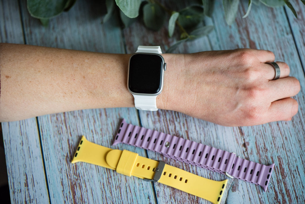 Silicone All-Terrain Band - For Apple Watch - White