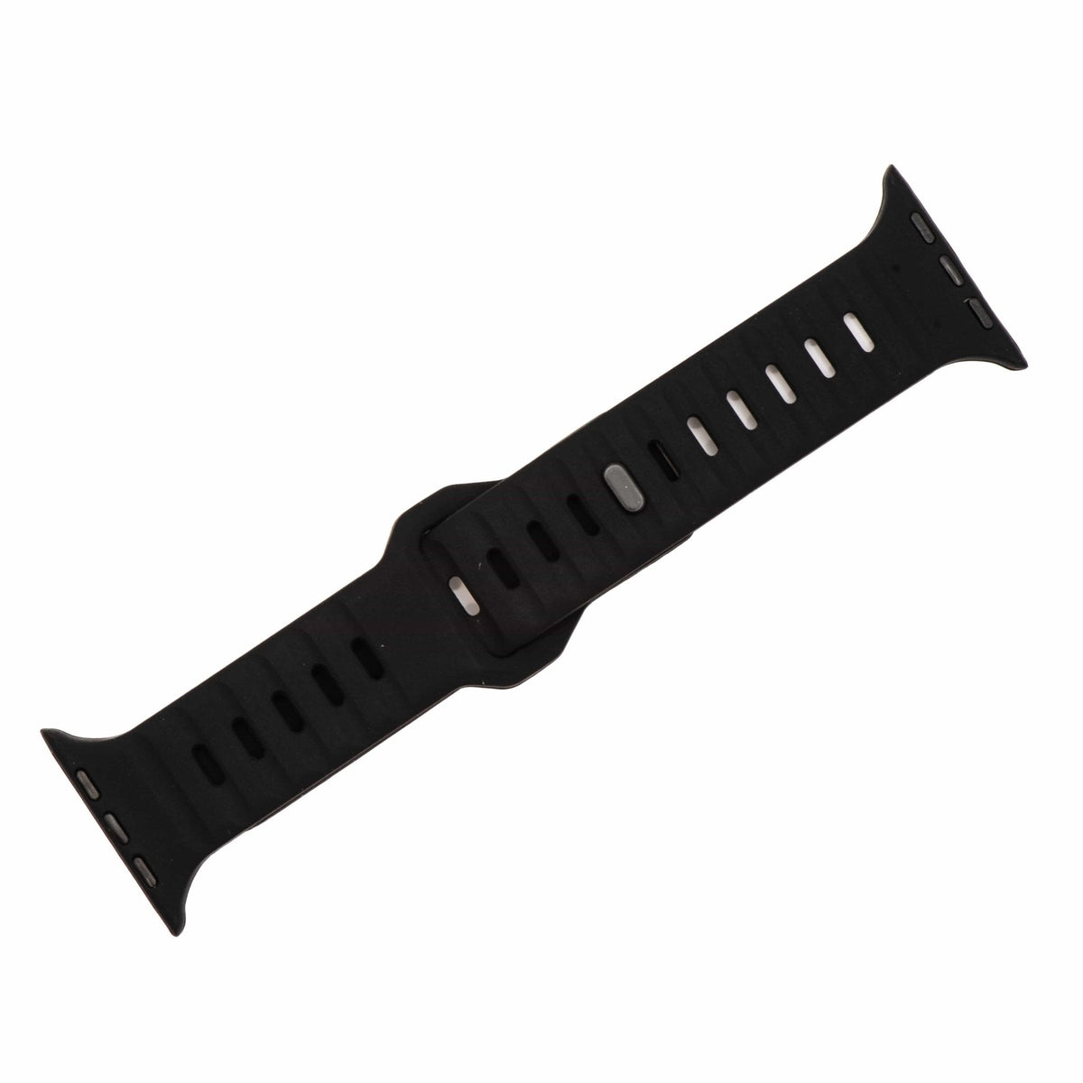 Silicone Groove Band - For Apple Watch - Black
