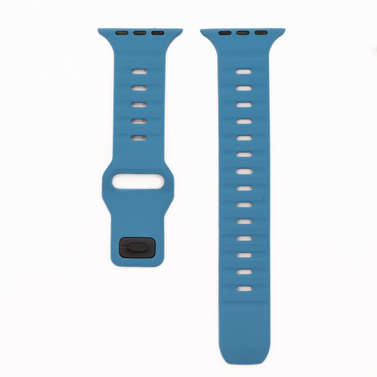 Silicone Groove Band - For Apple Watch - Blue