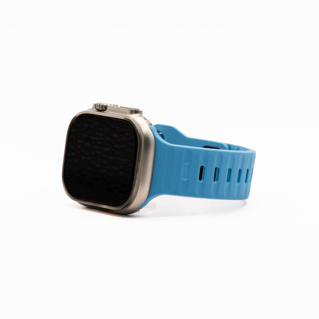 Silicone Groove Band - For Apple Watch - Blue