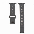 Silicone Groove Band - For Apple Watch - Gray