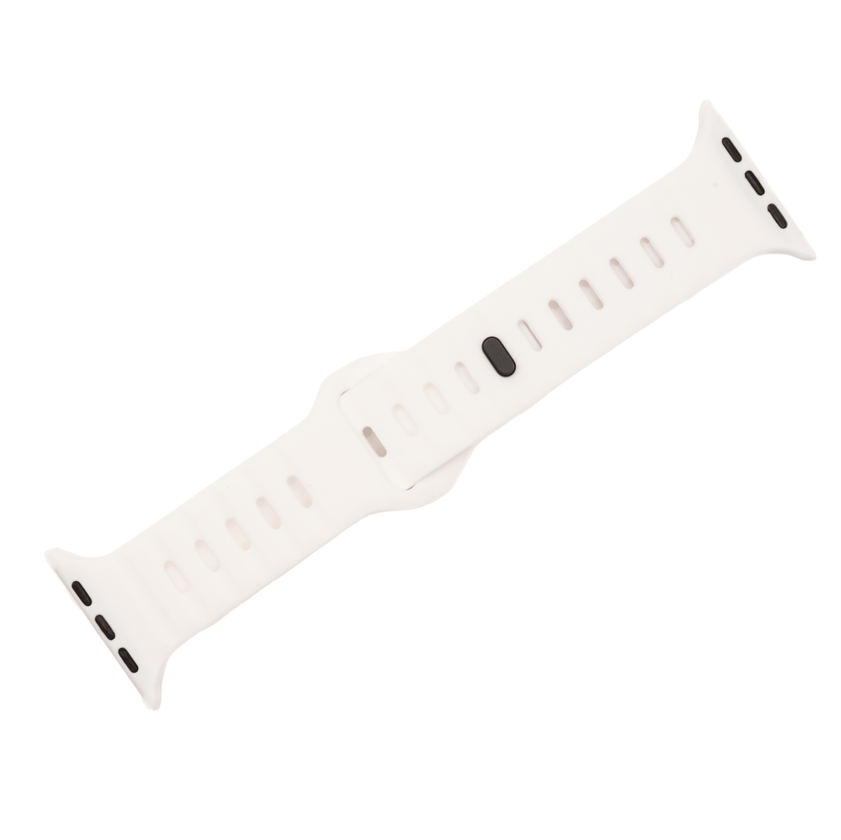Silicone Groove Band - For Apple Watch - White