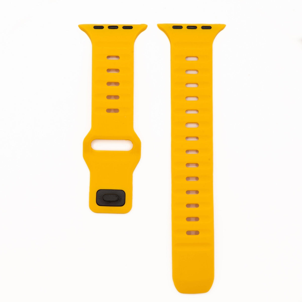 Silicone Groove Band - For Apple Watch - Yellow