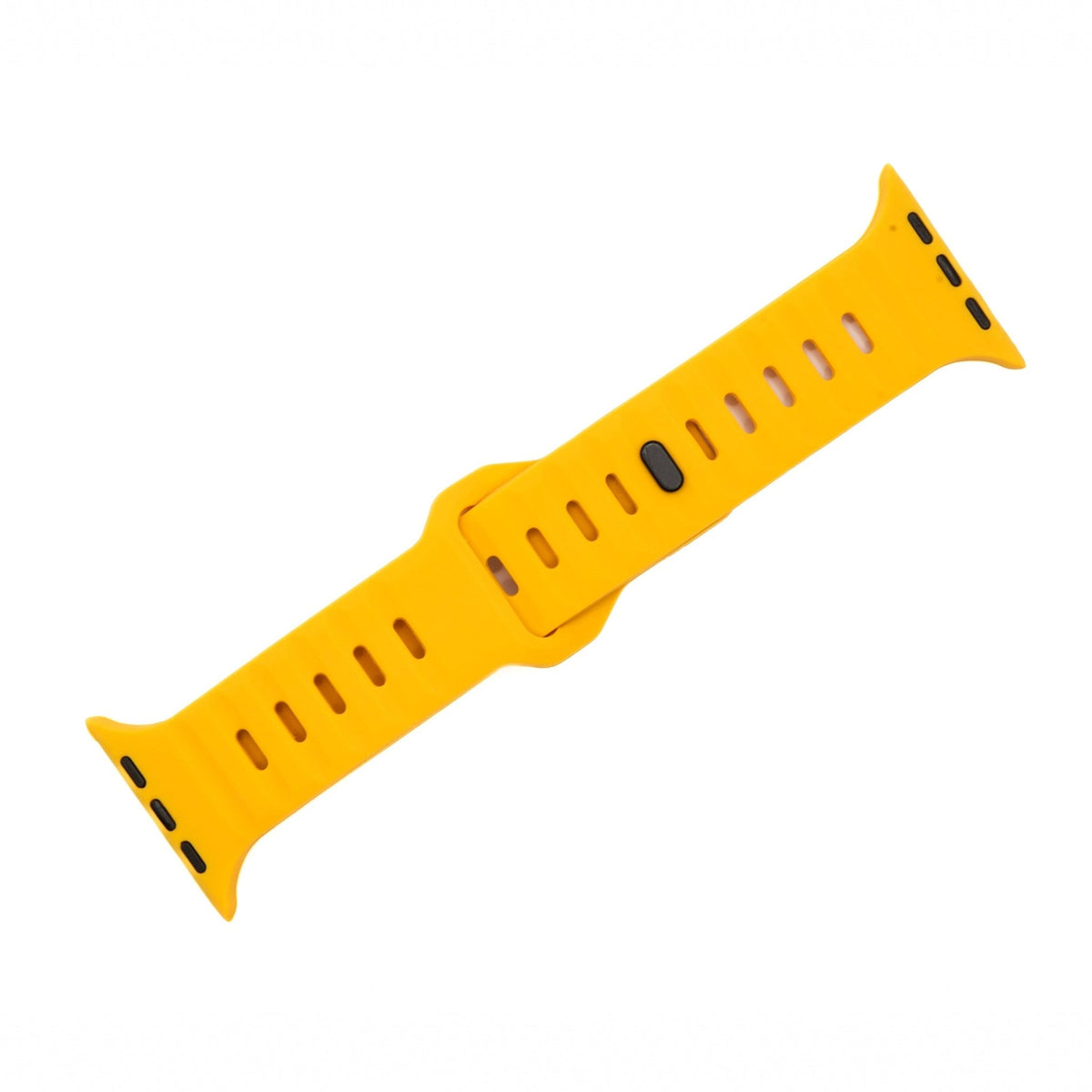 Silicone Groove Band - For Apple Watch - Yellow