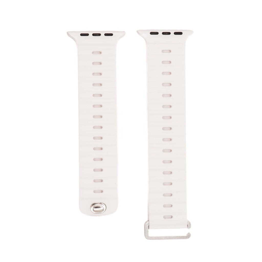 Silicone Oceanica Band - For Apple Watch - White
