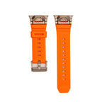 Silicone Pivot Band - For Apple Watch ULTRA - Orange