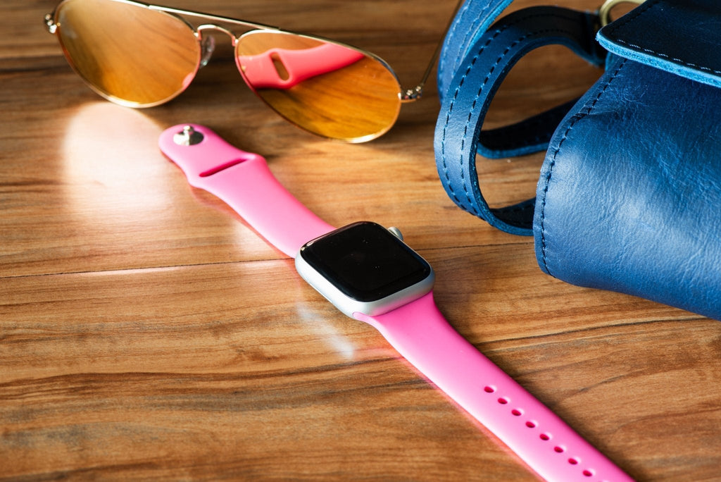 Silicone Solid Band - For Apple Watch - BMR Pink