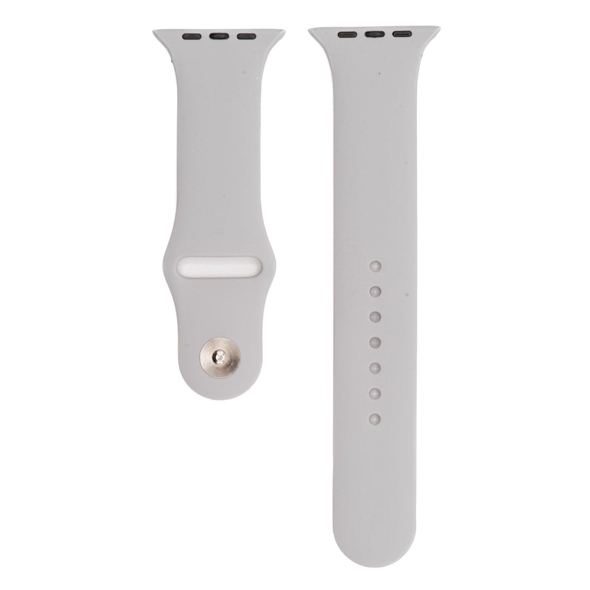 Silicone Solid Band - For Apple Watch - Lunar Gray