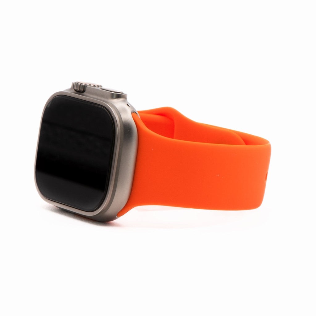 Silicone Solid Band - For Apple Watch - Tangelo Orange