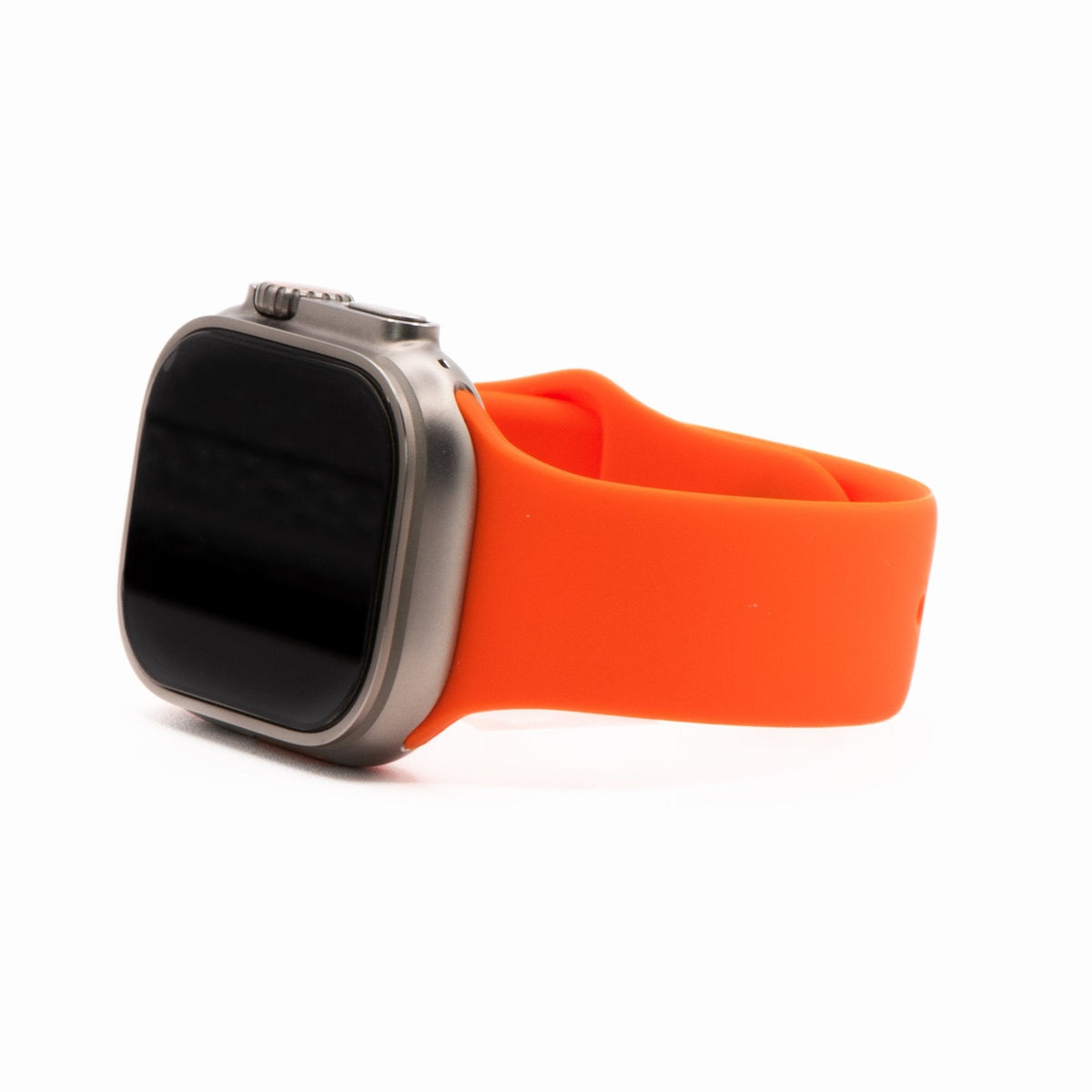 Silicone Solid Band - For Apple Watch - Tangelo Orange