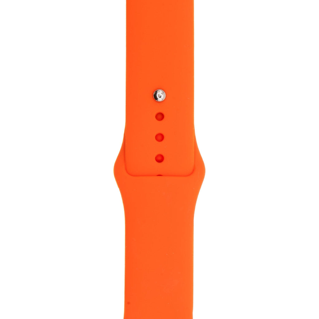 Silicone Solid Band - For Apple Watch - Tangelo Orange