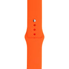 Silicone Solid Band - For Apple Watch - Tangelo Orange