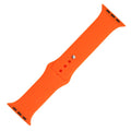 Silicone Solid Band - For Apple Watch - Tangelo Orange