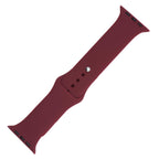 Silicone Solid Band - For Apple Watch - Wine Red