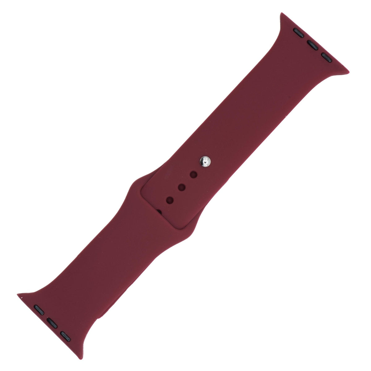 Silicone Solid Band - For Apple Watch - Wine Red