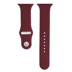 Silicone Solid Band - For Apple Watch - Wine Red