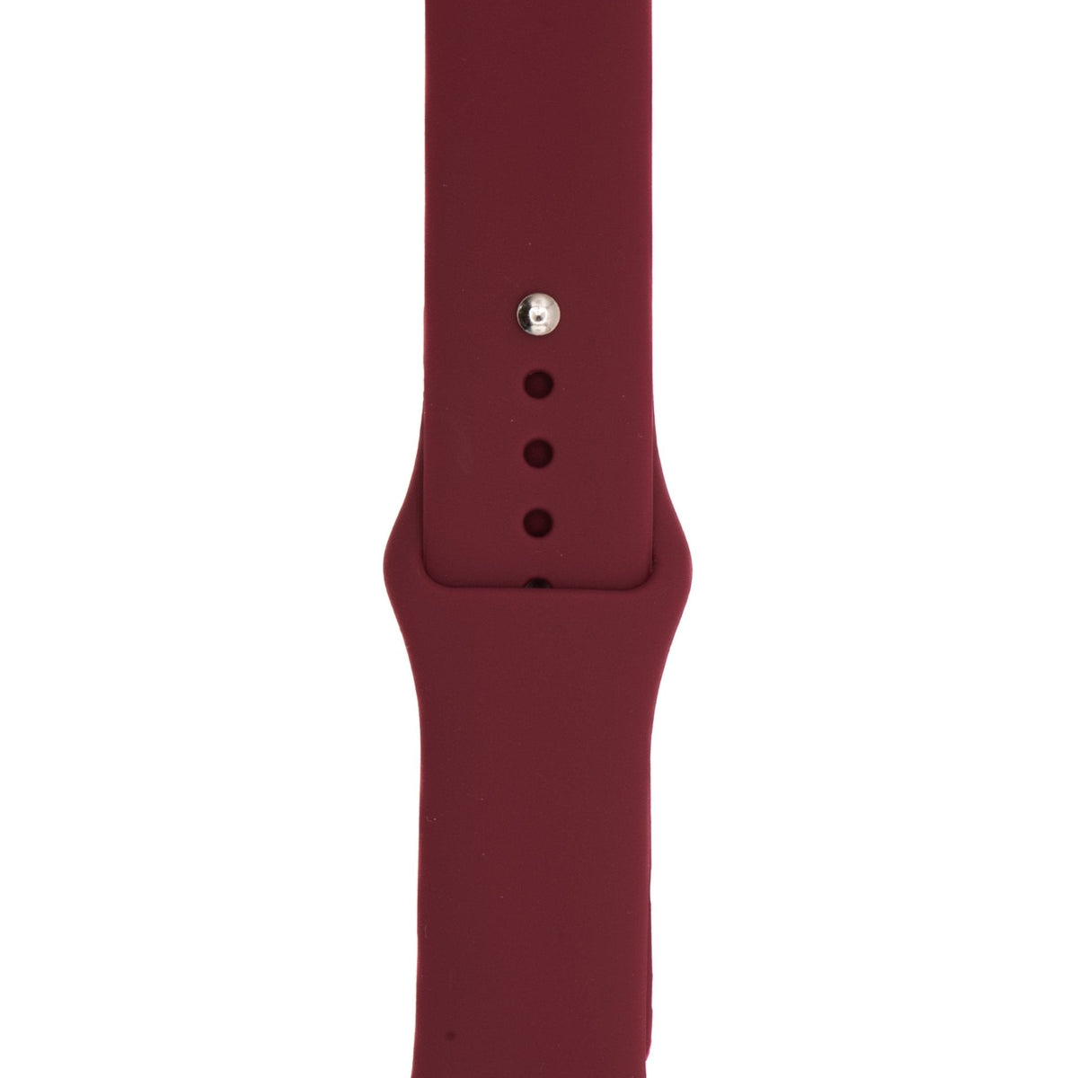 Silicone Solid Band - For Apple Watch - Wine Red