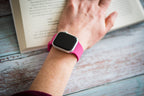 Silicone Solid Buckle Band - For Apple Watch - BMR Pink