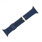 Silicone Solid Buckle Band - For Apple Watch - Navy