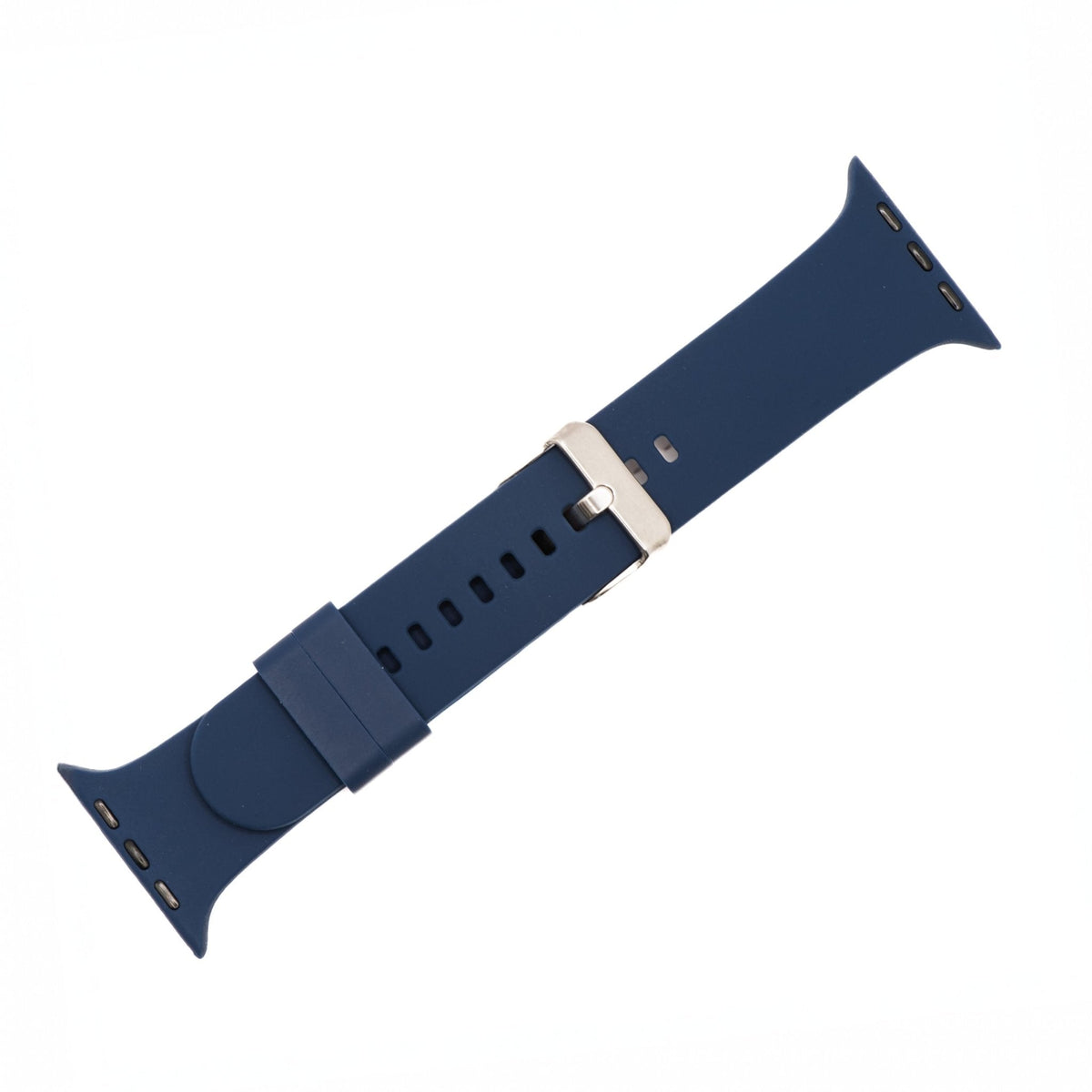 Silicone Solid Buckle Band - For Apple Watch - Navy