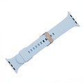 Silicone Solid Buckle Band - For Apple Watch - Periwinkle