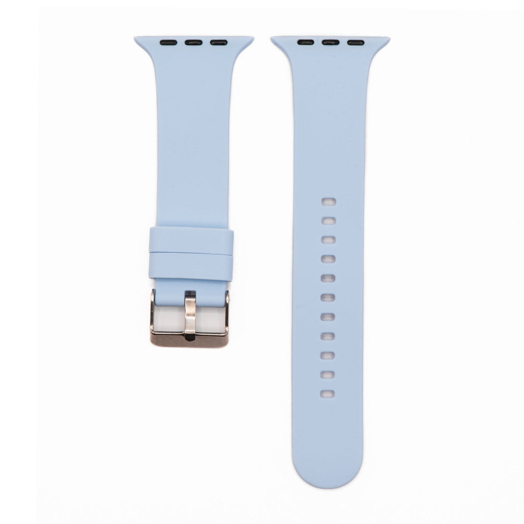 Silicone Solid Buckle Band - For Apple Watch - Periwinkle