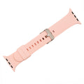 Silicone Solid Buckle Band - For Apple Watch - Rose