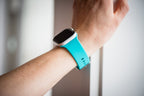 Silicone Solid Buckle Band - For Apple Watch - Teal