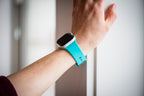 Silicone Solid Buckle Band - For Apple Watch - Teal